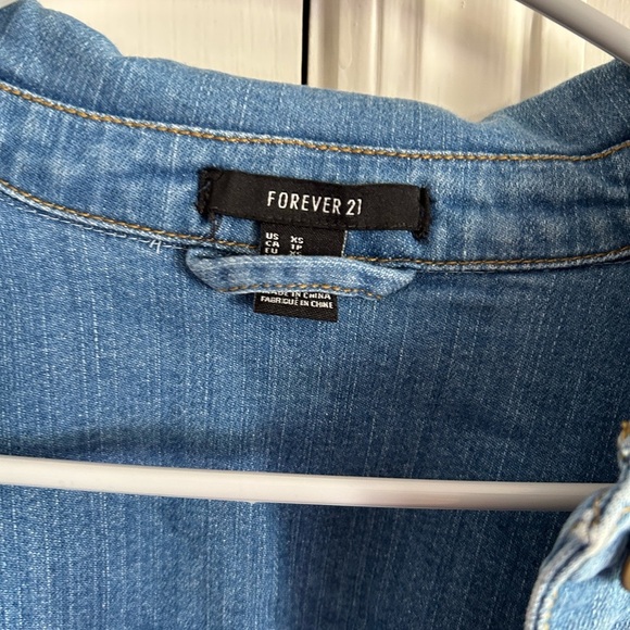 Forever 21 Blue Jean Jacket - Picture 2 of 3